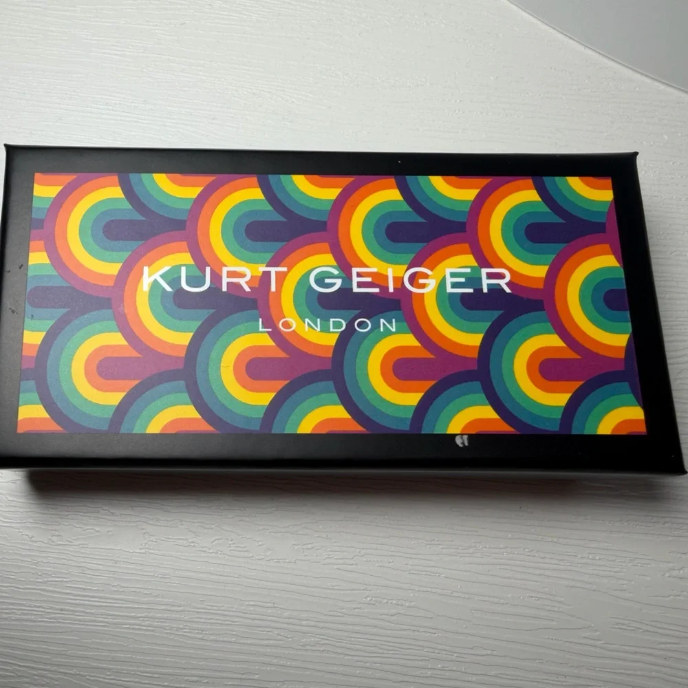 Kurt Geiger Rainbow Charm Keychain NIB